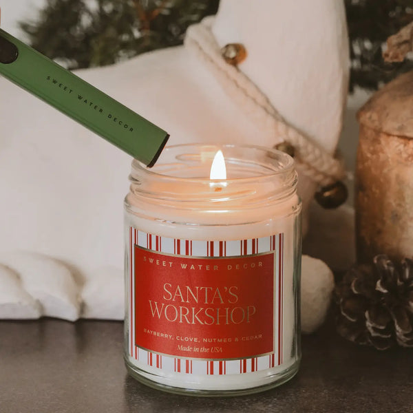 Santa's Workshop Candle