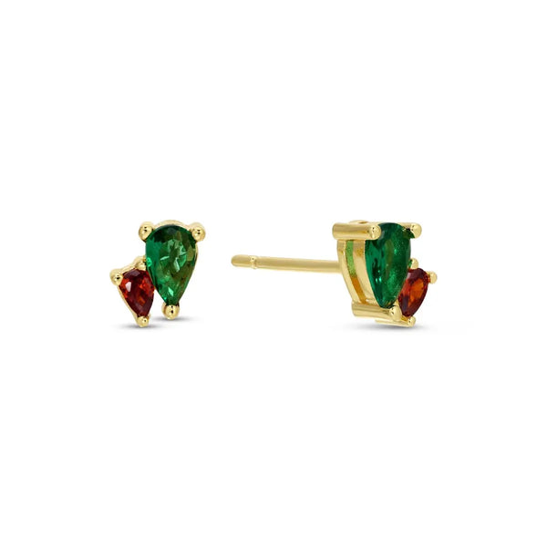 Red and Green Studs