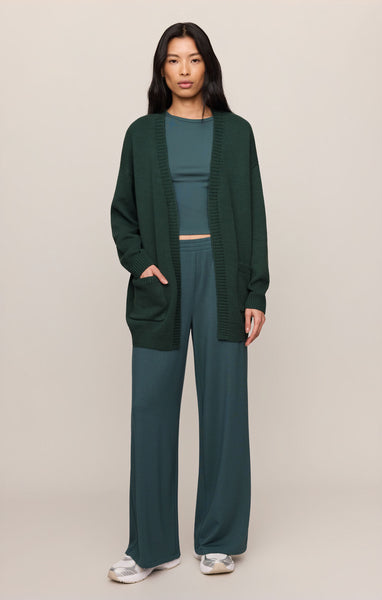 Sanborn Cardigan: Emerald Cove
