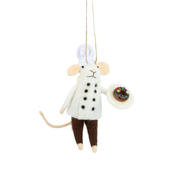 Felt Mouse Ornaments