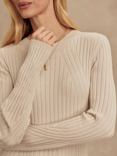 Axel Rib Knit Midi Dress