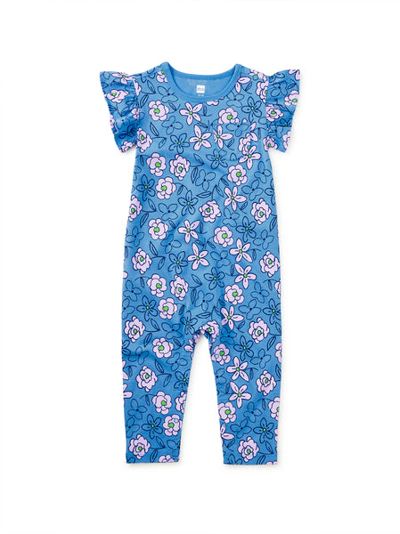 Carnation Toss Pocket Romper