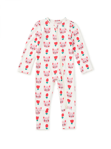 Pretty Kitty Footed Romper