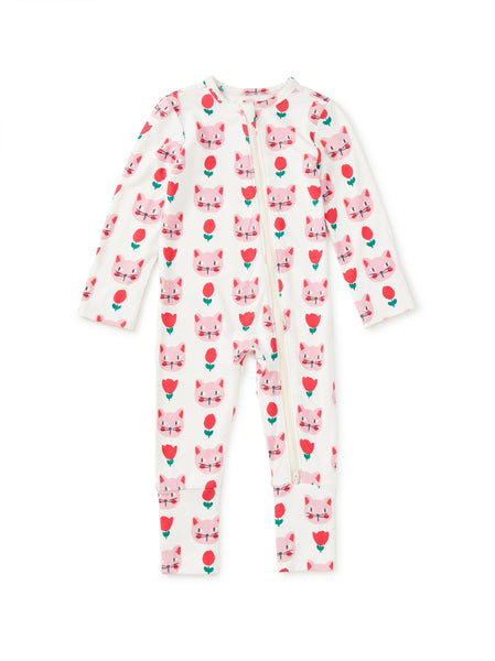 Pretty Kitty Footed Romper