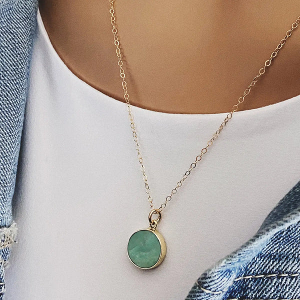 Amazonite Round Necklace