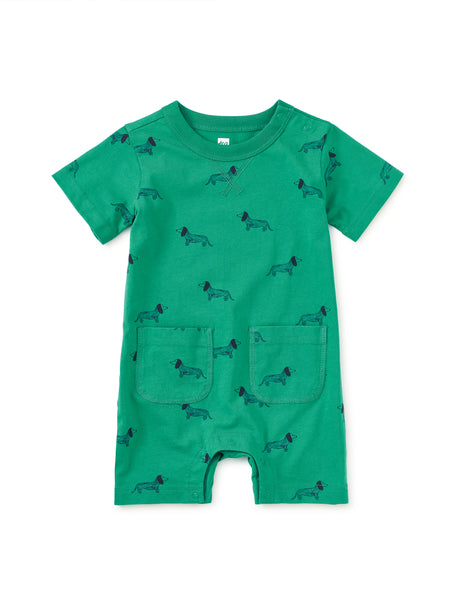 Dachshunds Pocket Baby Romper