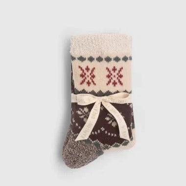 CozyChic FairIsle Slipper Socks