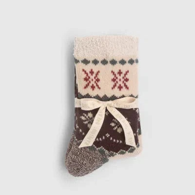 CozyChic FairIsle Slipper Socks