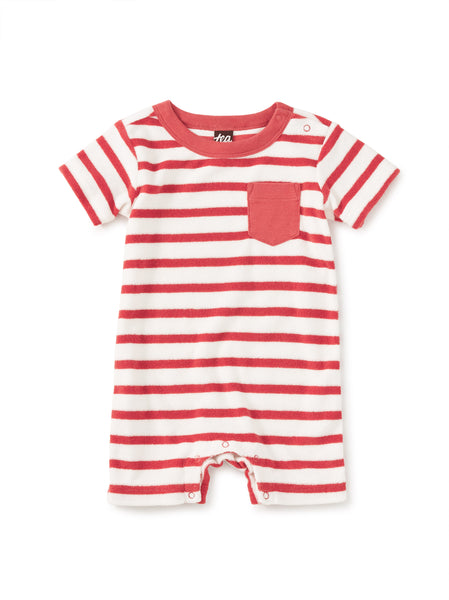 Terrycloth Pocket Romper