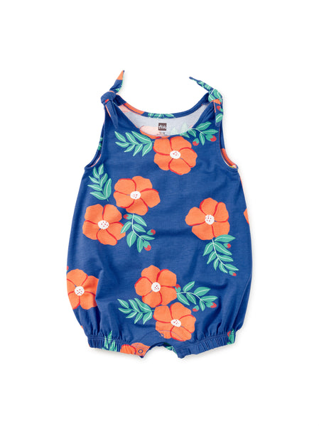 Rock Rose Tie Shoulder Romper