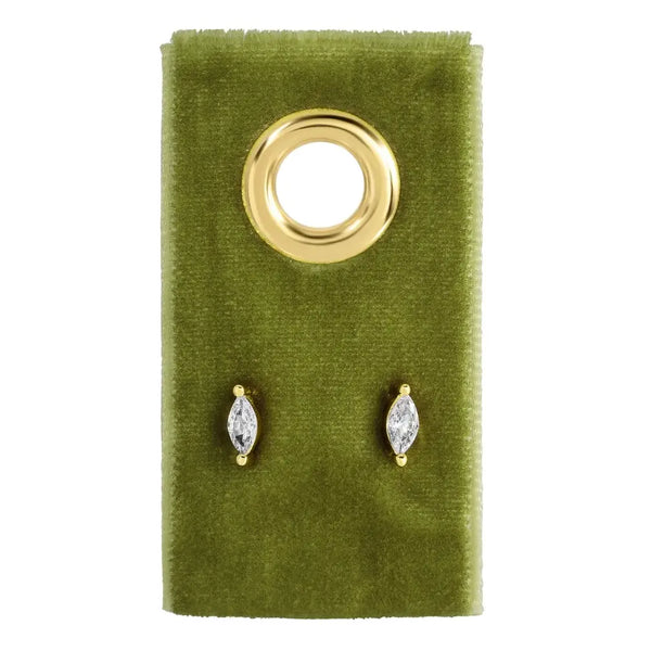 Minimalist Marquise Studs