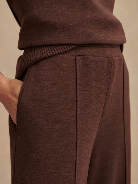 The Wide Leg Pant: Coffee Bean