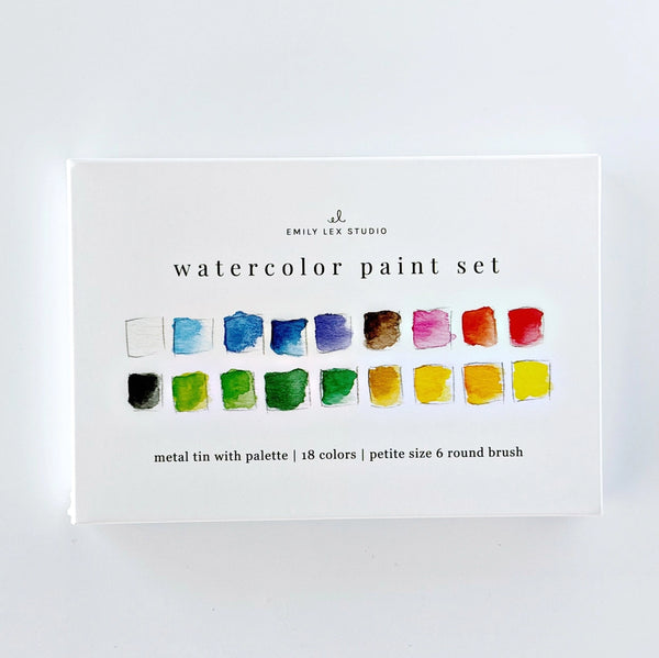 Watercolor Paint Set