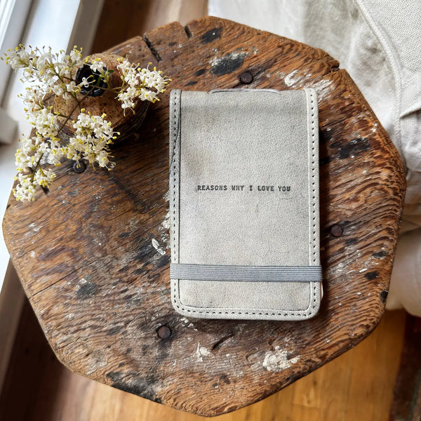Mini Reasons Why I Love You Leather Journal