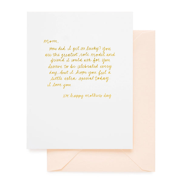 Letter to Mom
