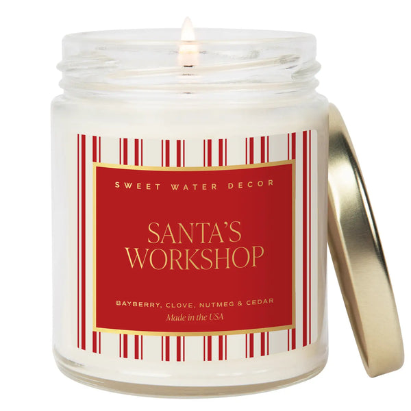 Santa's Workshop Candle