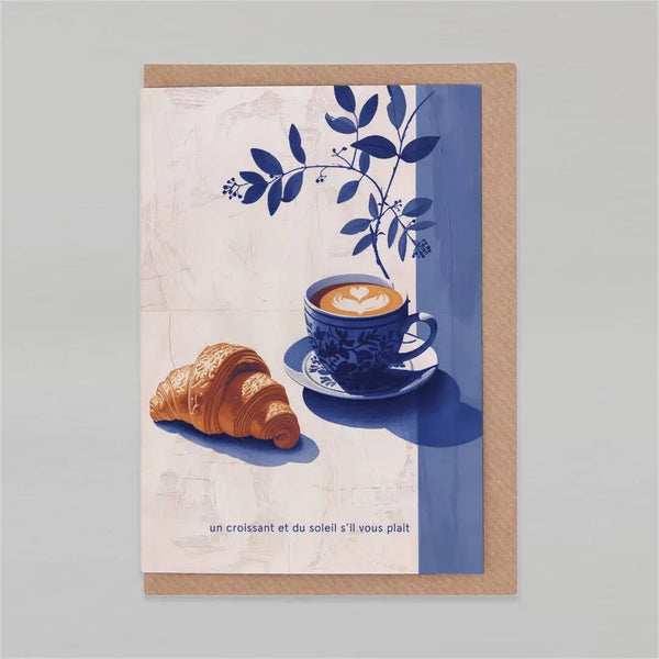 Croissant Blank Card