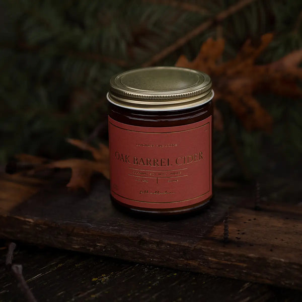 Oak Barrel Cider Candle: Luxe Label