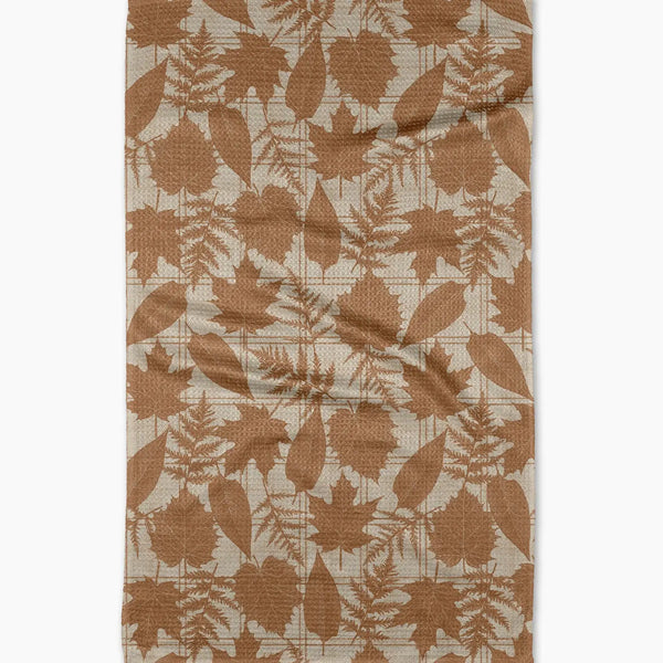 Autumnal Leaves Tea Towel