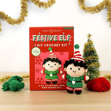 Festive Elf DIY Crochet Kit