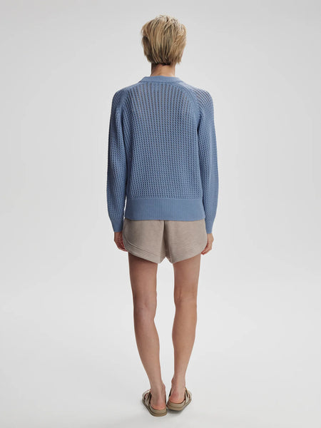 Clay Knit Sweater: Rain Blue