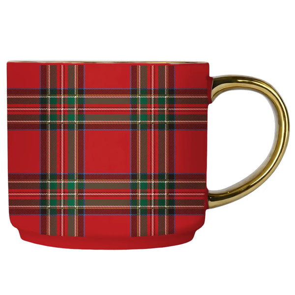 Red Plaid Mug
