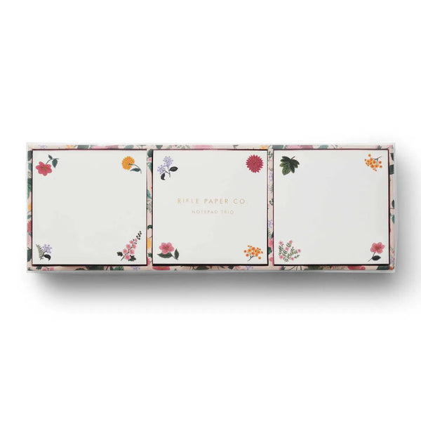 Dahlia Mini Notepad Trio
