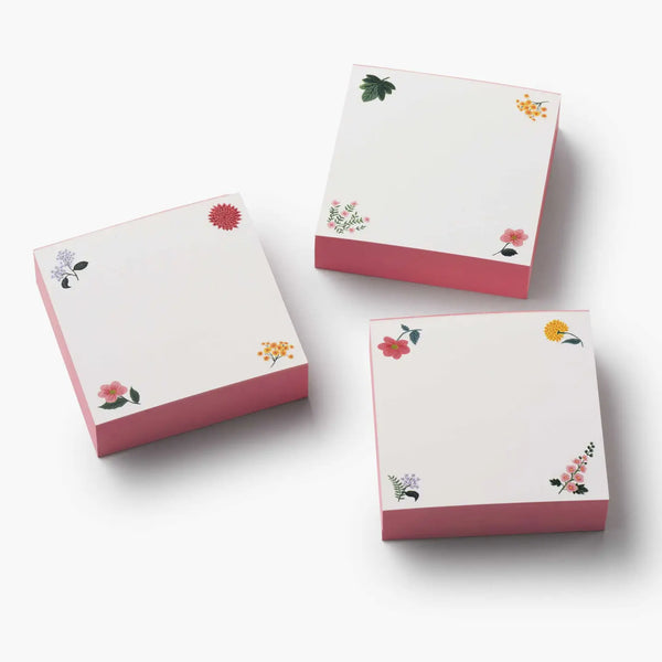 Dahlia Mini Notepad Trio