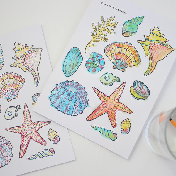 You Are A Treasure Paint with Water Card