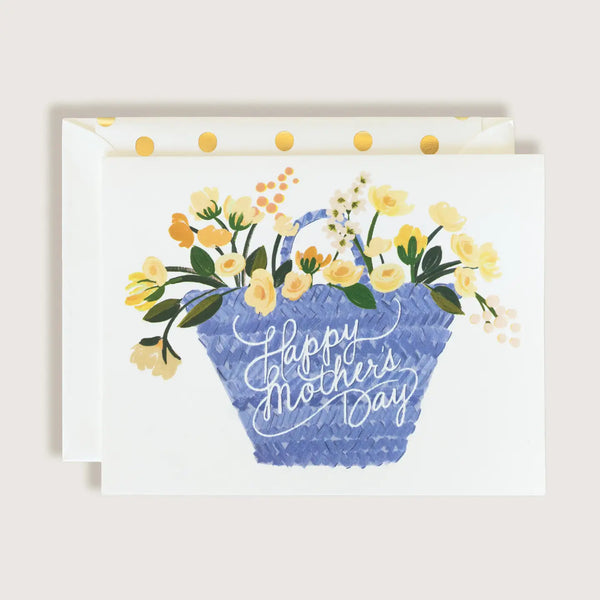 Mother's Day Basket of Flowers