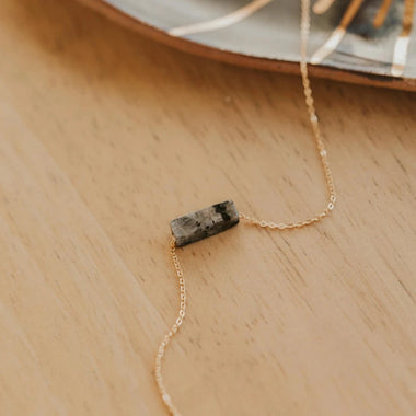 Gemma Necklace: Ash