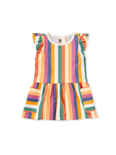 Sunset Stripe Pocket Dress