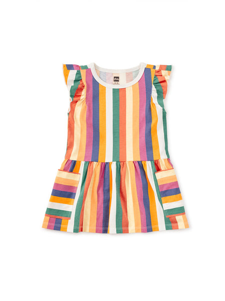 Sunset Stripe Pocket Dress