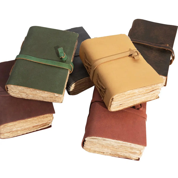 Mini Leather Wrapped Journals: 1st Edition