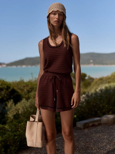 Gideon Knit Tank: Ironwood