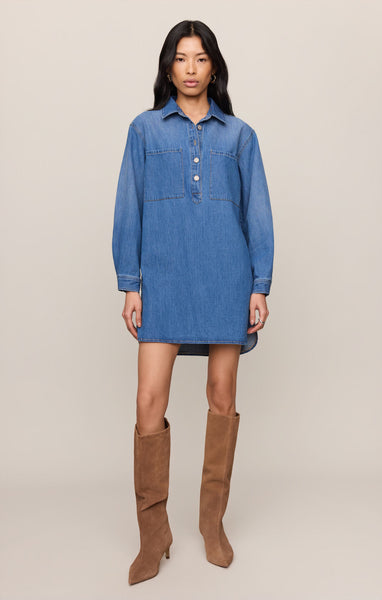 Lucie Denim Shirt Dress