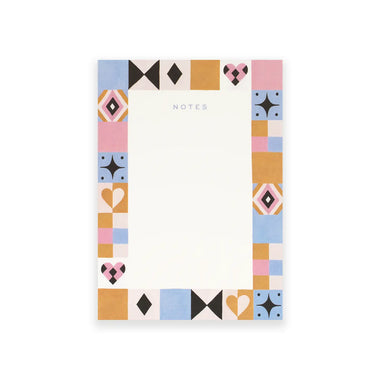 Geometric Border Notepad