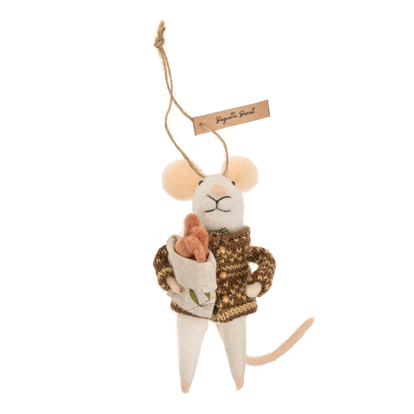 Felt Mouse Ornaments