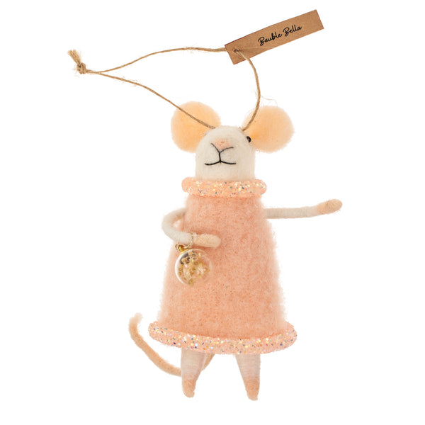 Felt Mouse Ornaments