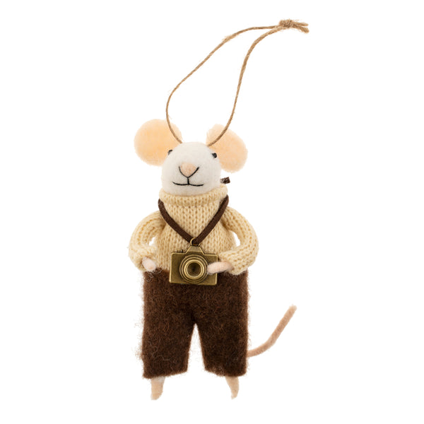 Felt Mouse Ornaments
