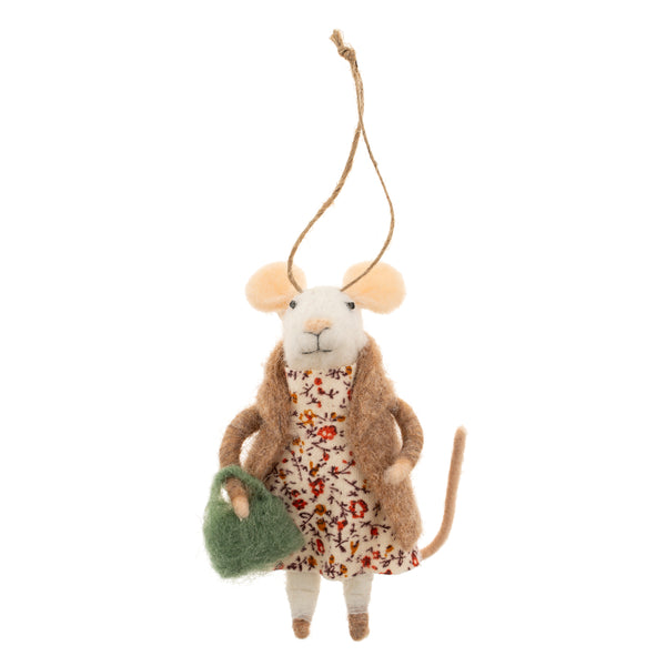 Felt Mouse Ornaments