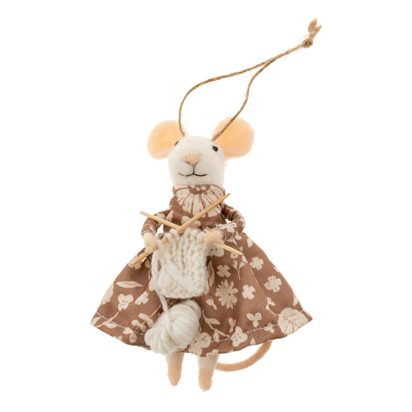 Felt Mouse Ornaments