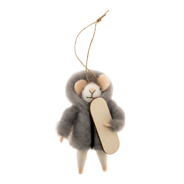Felt Mouse Ornaments