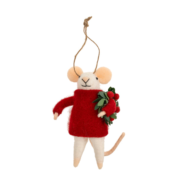 Felt Mouse Ornaments