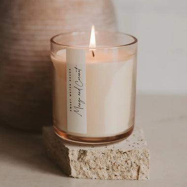 Mango and Coconut Tinted Glass Candle