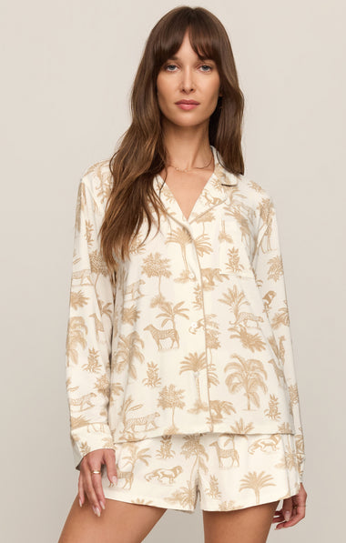 Safari Long Sleeve Top