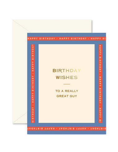 Great Guy Birthday Wishes