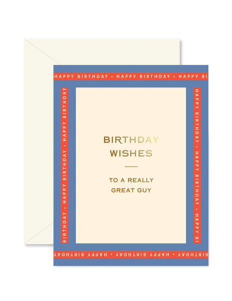 Great Guy Birthday Wishes