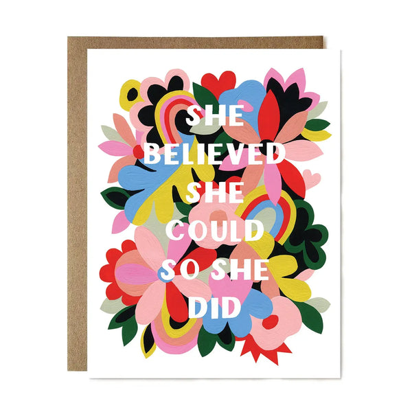She Believed She Could