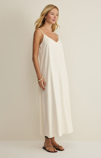 Sandcomber Midi Dress: White